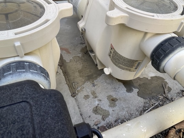 Pool pump repair at a Ladera Ranch home