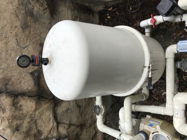 Pool filter repair at a Laguna Hills home