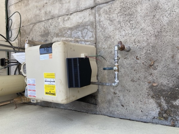 Pool heater repair at a Laguna Niguel home