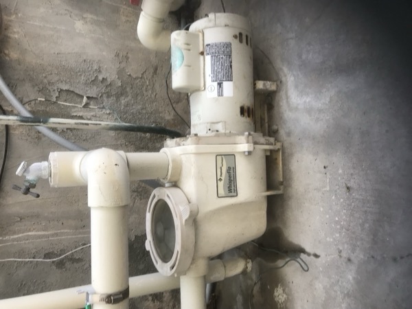 Pool pump repair at a Newport Beach home