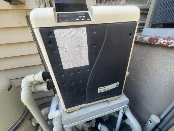 Pool heater repair at a Tustin home