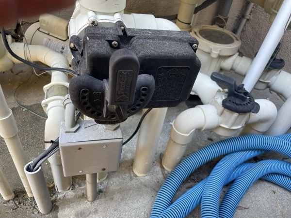 Pool pump repair at a Tustin home
